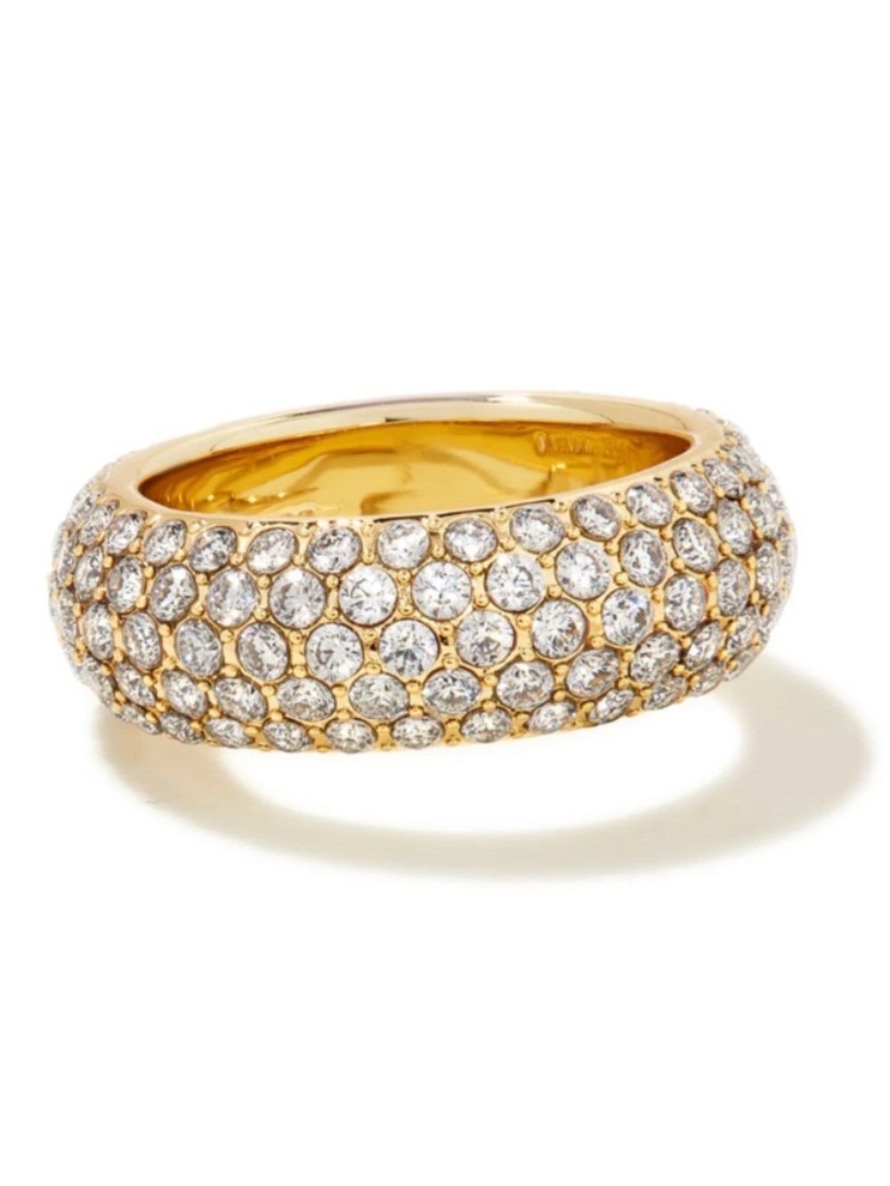 NWT Kendra Scott Mikki Band Ring Pave Crystals Size 8